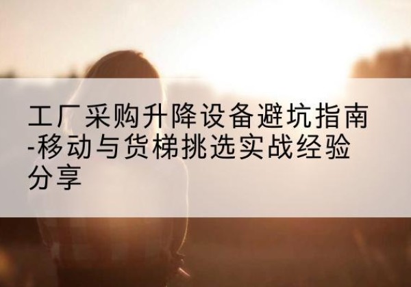 密山移动式升降机怎么选-工厂采购升降设备避坑指南-移动与货梯挑选实战经验分享